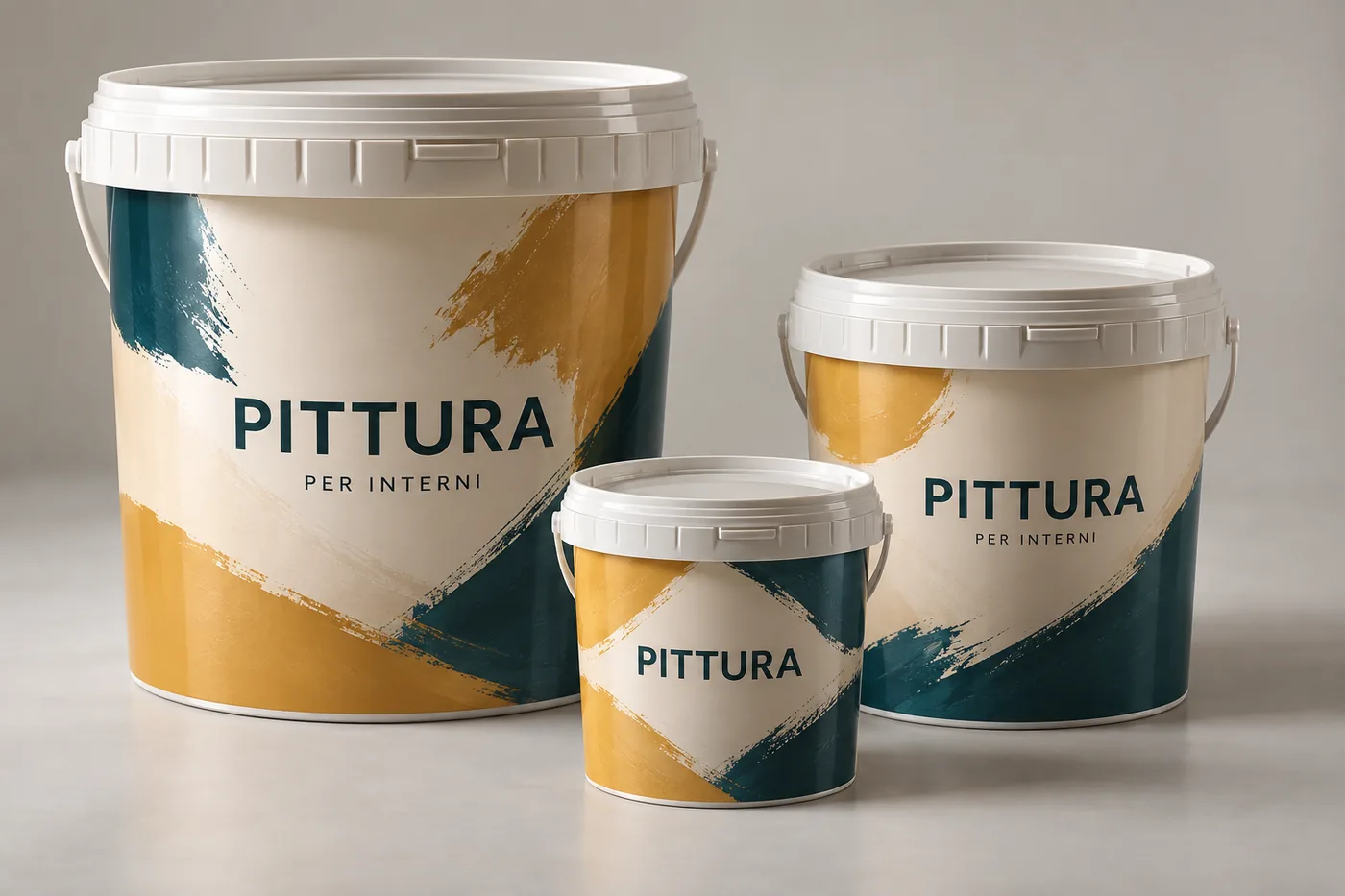 Secchielli in polipropilene decorati in IML per prodotti industriali e detergenza