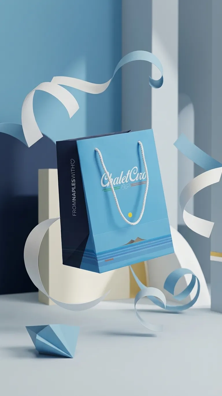 Shopper azzurra — Chalet Ciro