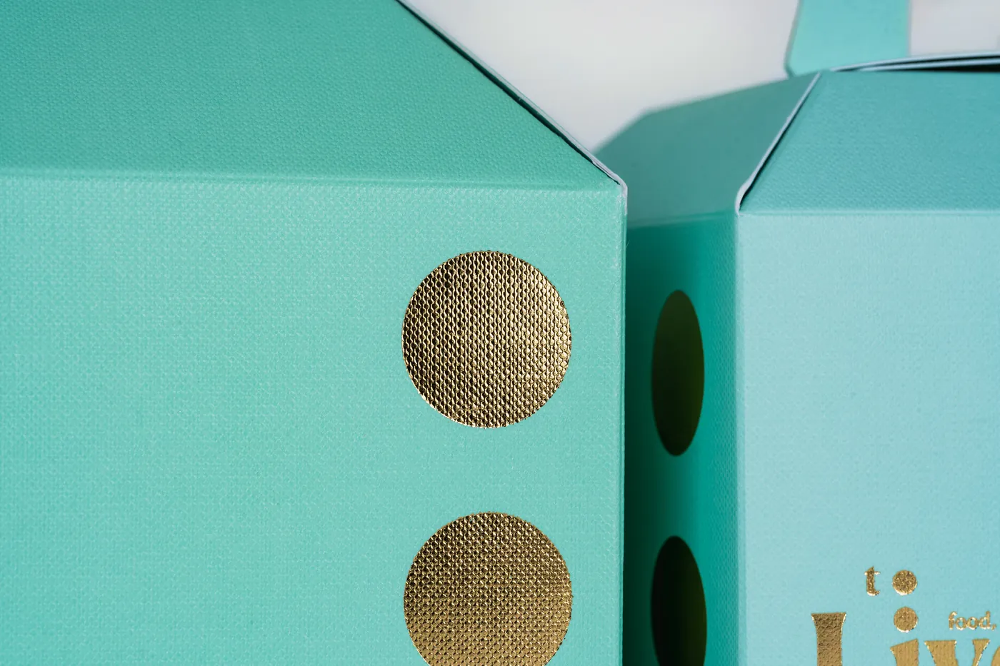 Box porta torte realizzato per To Live