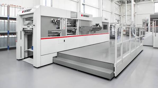 La fustellatrice Bobst Novacut 106 in reparto